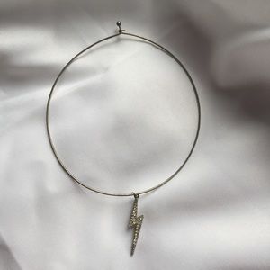 Lightning Fixed Collar Necklace